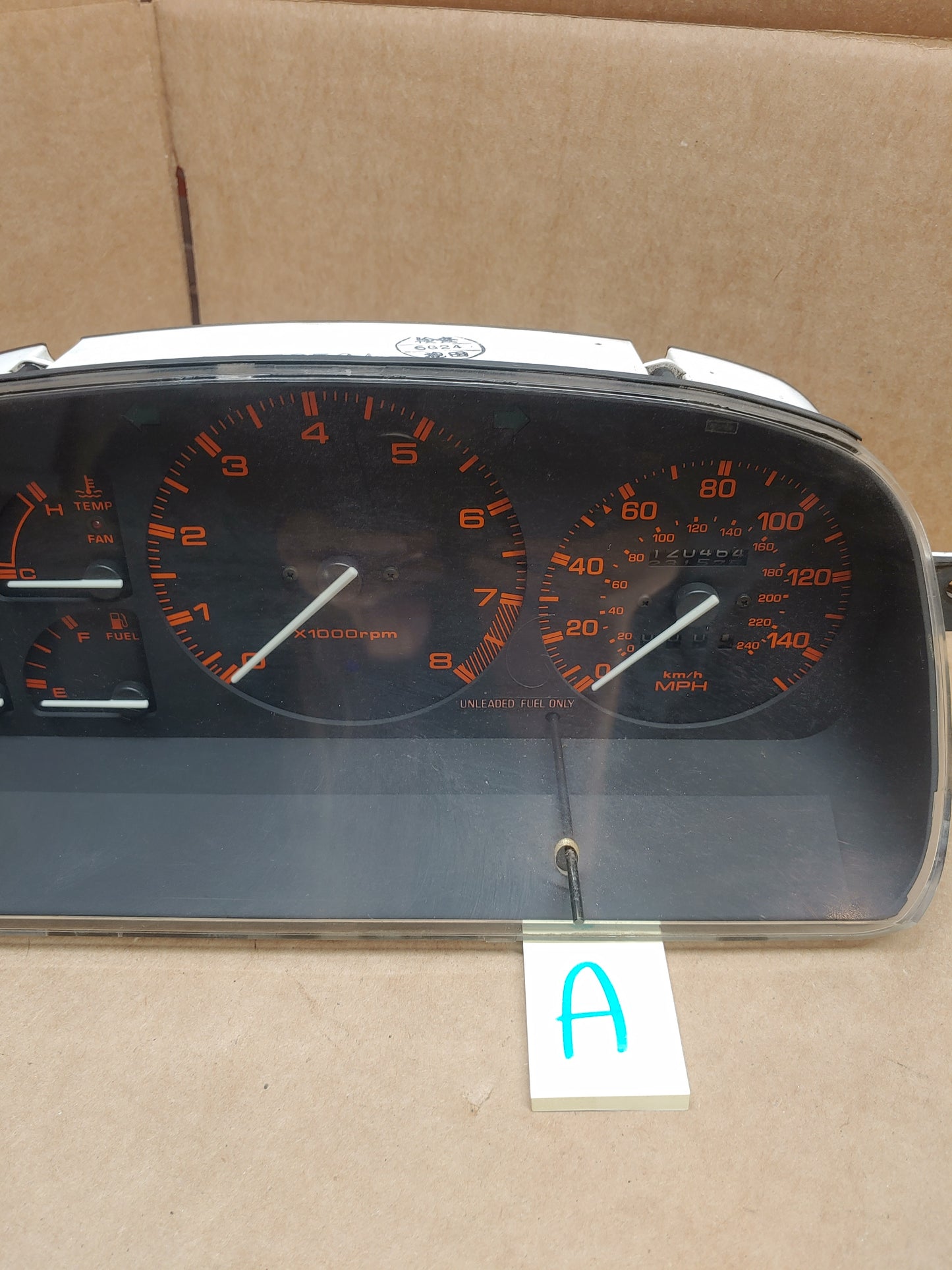 1986-1988 Mazda RX7 S4 Gauge Instrument Cluster