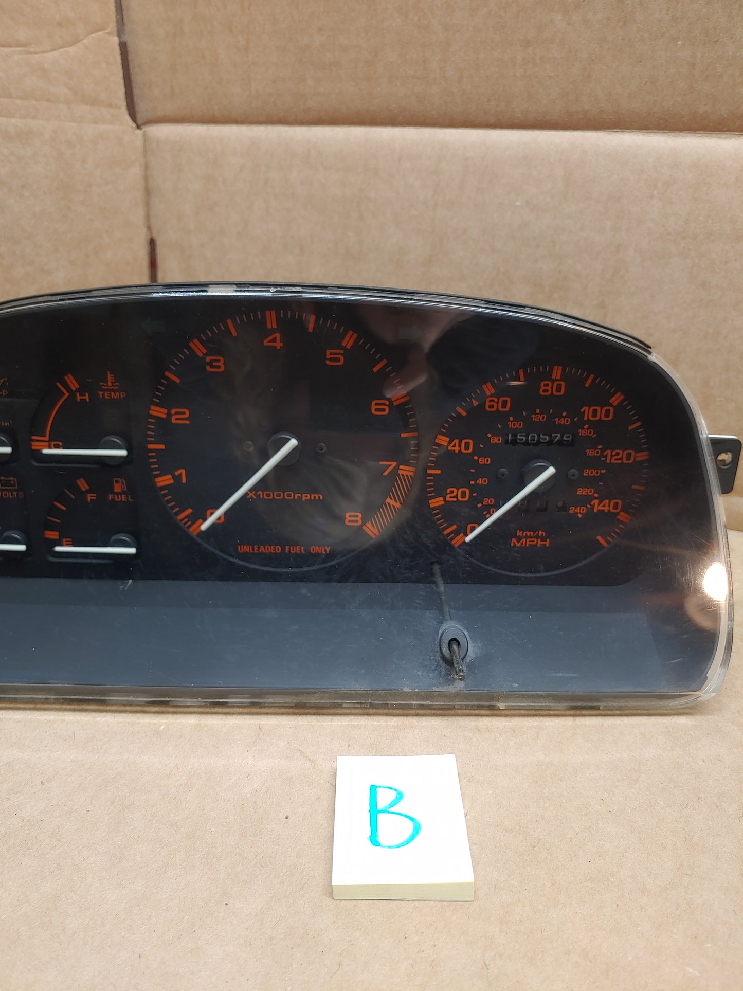 1986-1988 Mazda RX7 S4 Gauge Instrument Cluster