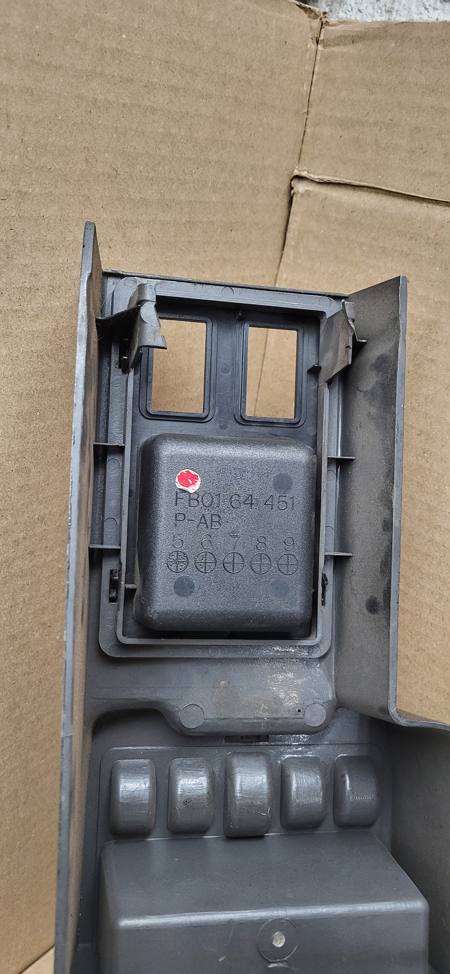 1986-1988 Mazda RX7 FC Center Console Black