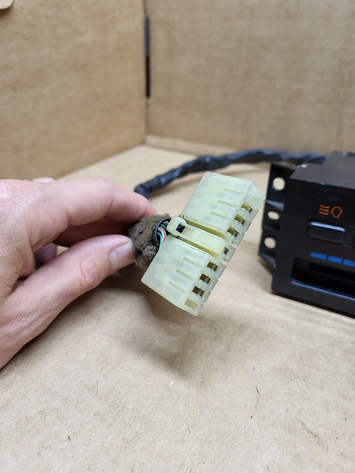 1986-1991 Mazda RX7 Logicon A/C controls