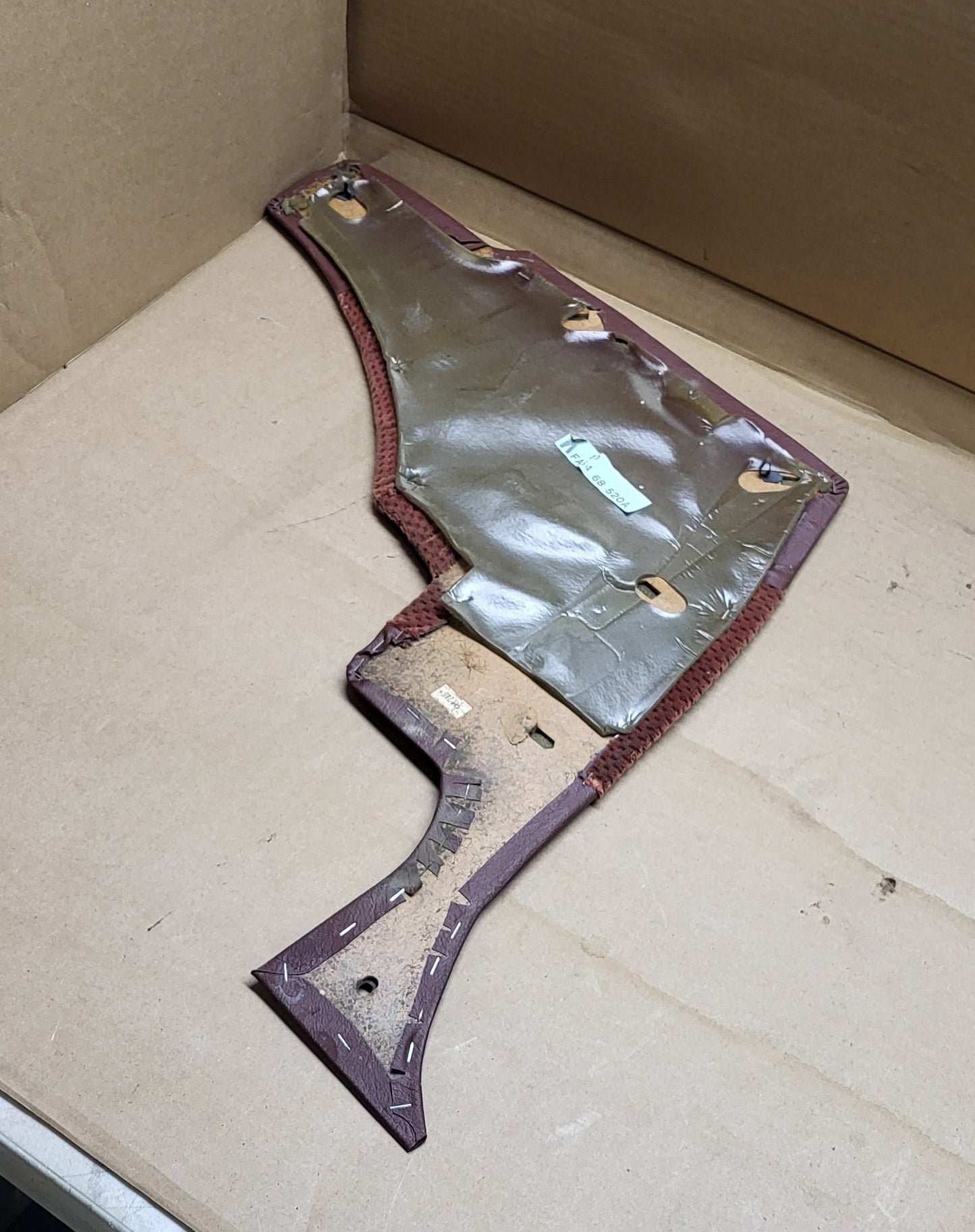 1981-1985 Mazda RX7 FB Side B Pillar Lower Panel Red