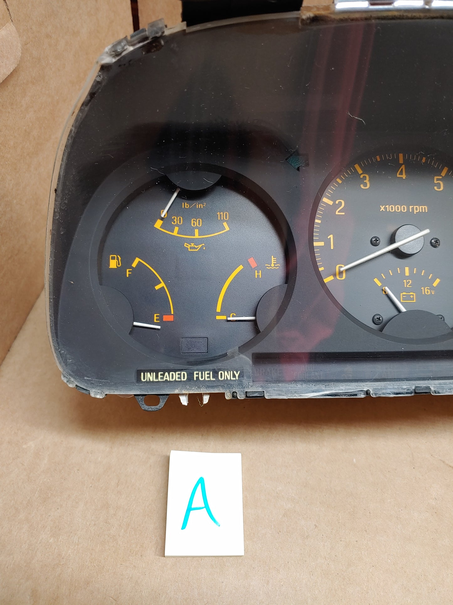 1981-1983 Mazda RX7 Gauge Instrument Cluster