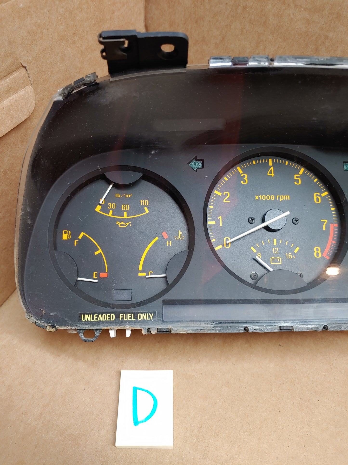 1981-1983 Mazda RX7 Gauge Instrument Cluster