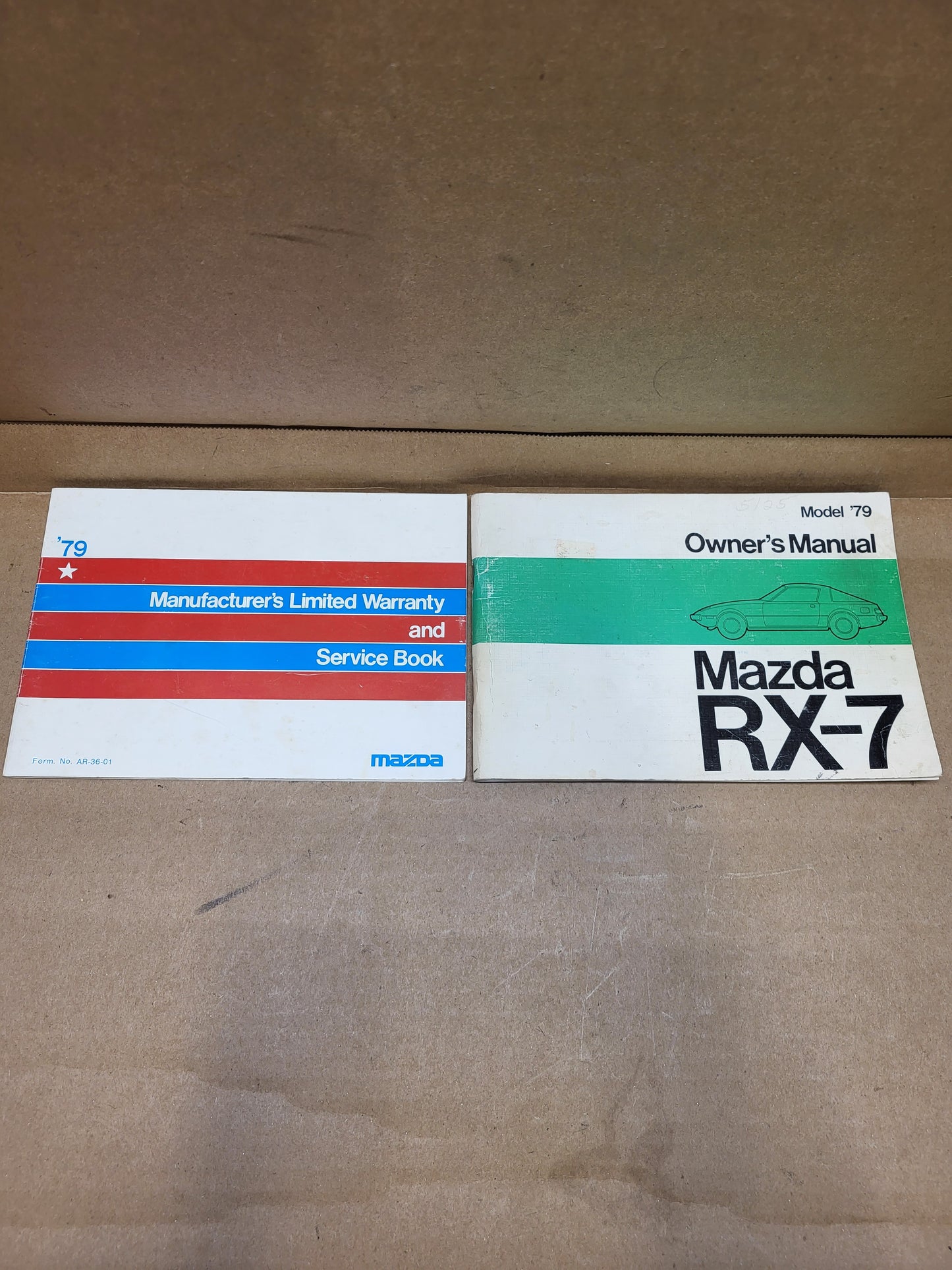1979 Mazda RX7 Owner's Manual