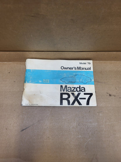 1979 Mazda RX7 Owner's Manual