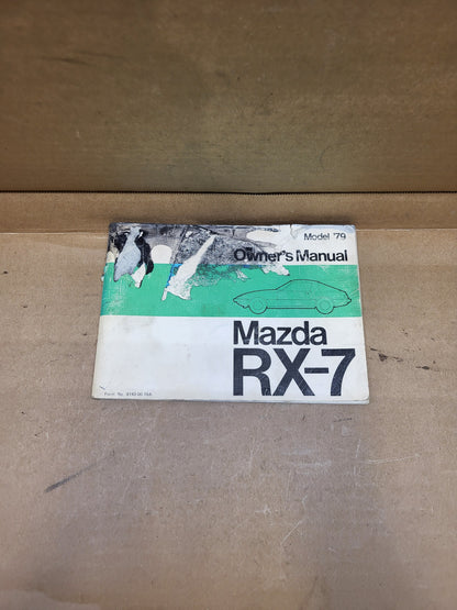 1979 Mazda RX7 Owner's Manual