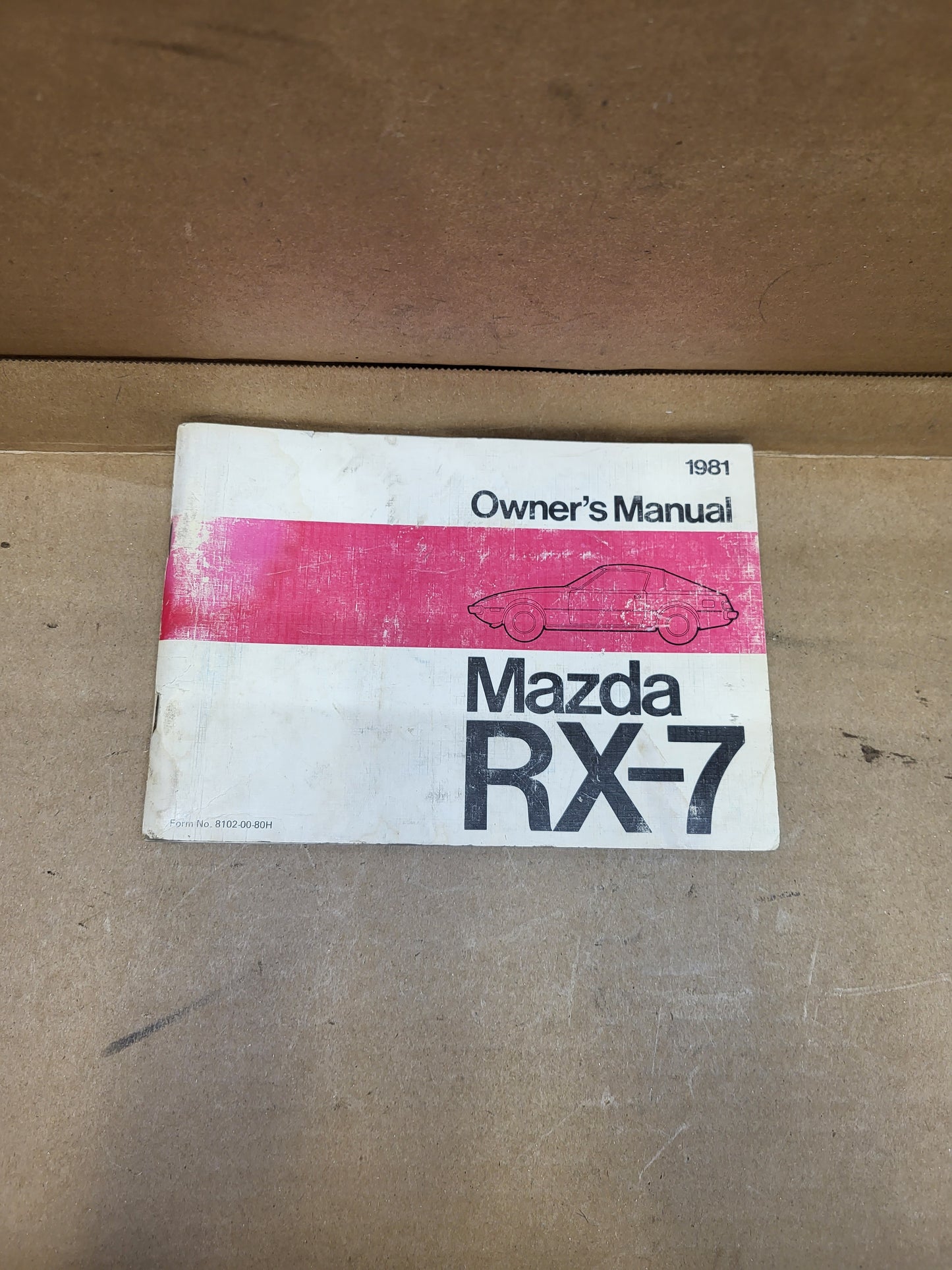 1981 Mazda RX7 Owner's Manual