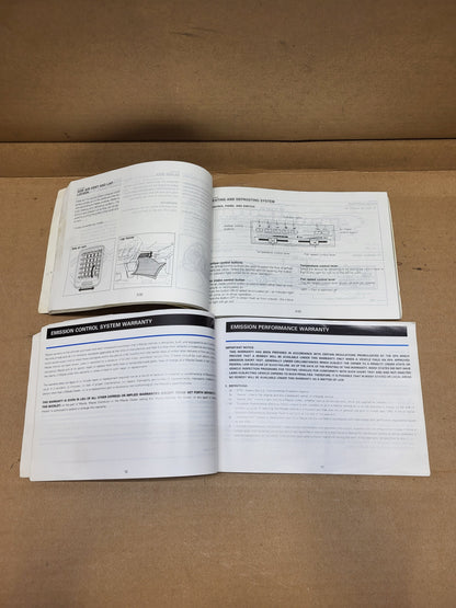 1990 Mazda RX7 Owner's Manual set