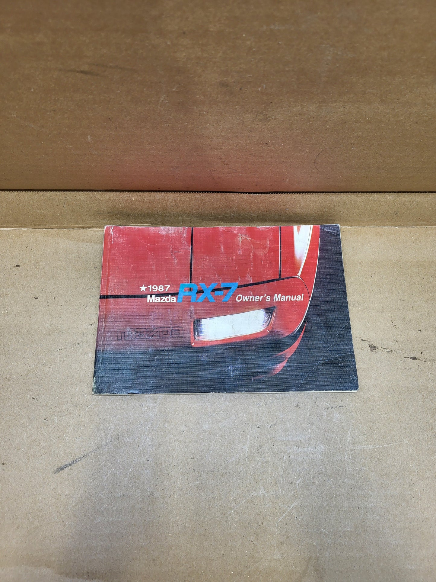 1987 Mazda RX7 Owner's Manual