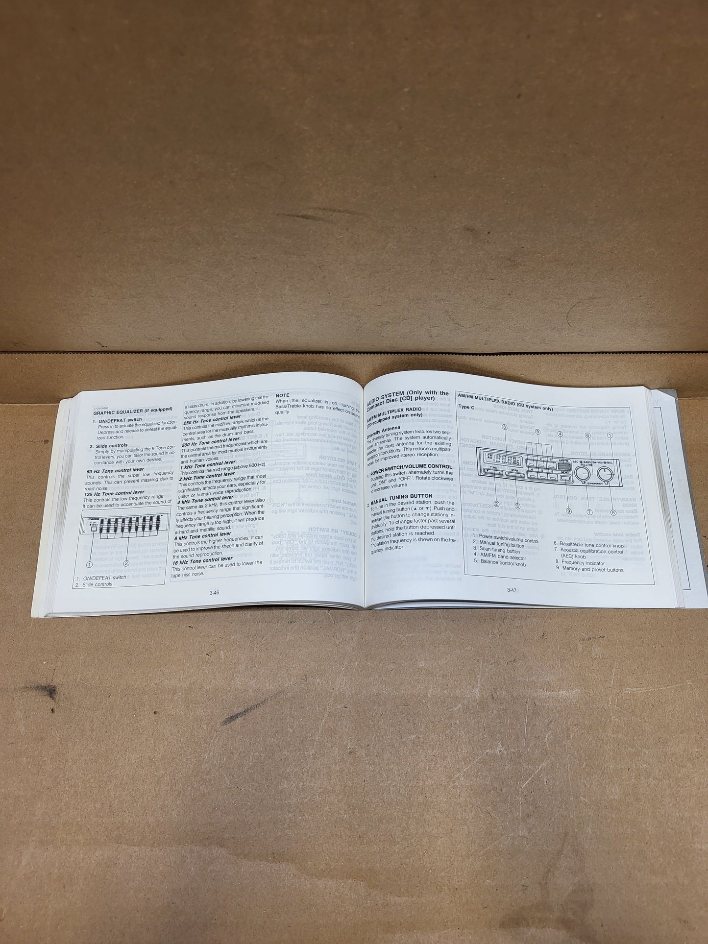 1987 Mazda RX7 Owner's Manual