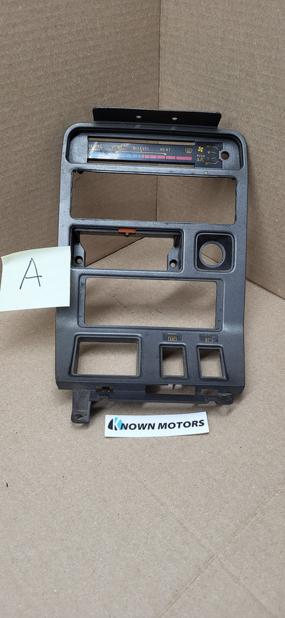 1981-1983 Mazda RX7 Radio Climate Control Bezel Trim Dash Cover