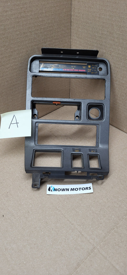 1981-1983 Mazda RX7 Radio Climate Control Bezel Trim Dash Cover