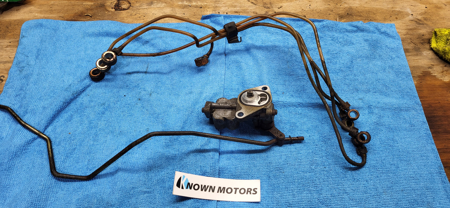 1984-1985 Mazda RX7 GSL-SE Oil Metering Pump and lines